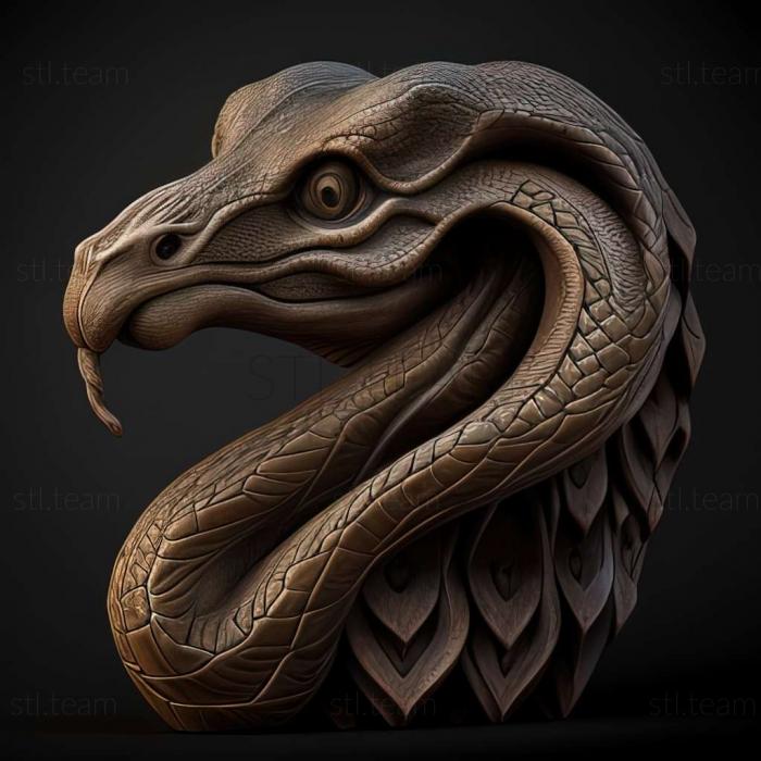 3D модель Офизурус змеи (STL)